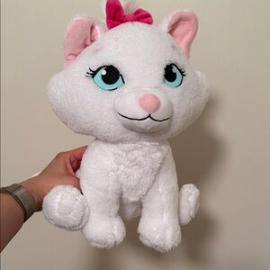Disney White and Pink Stuffed Animal